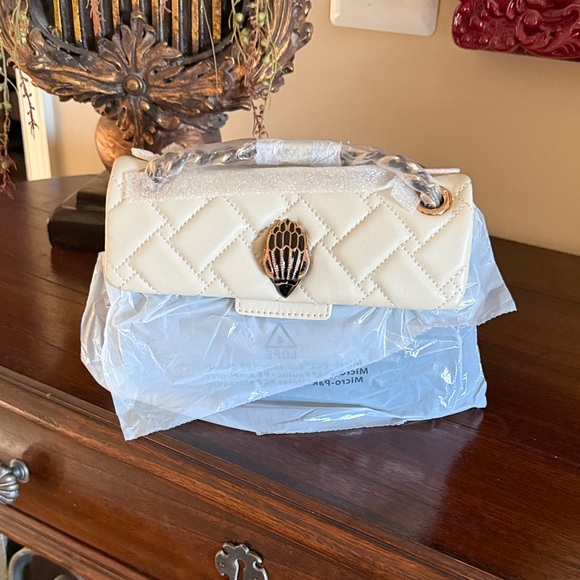 Kurt Geiger Handbags - Kurt Geiger mini Kensington black and cream New